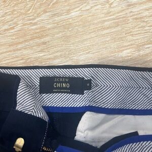 J. Crew 3” Chino Short - size 6 Navy